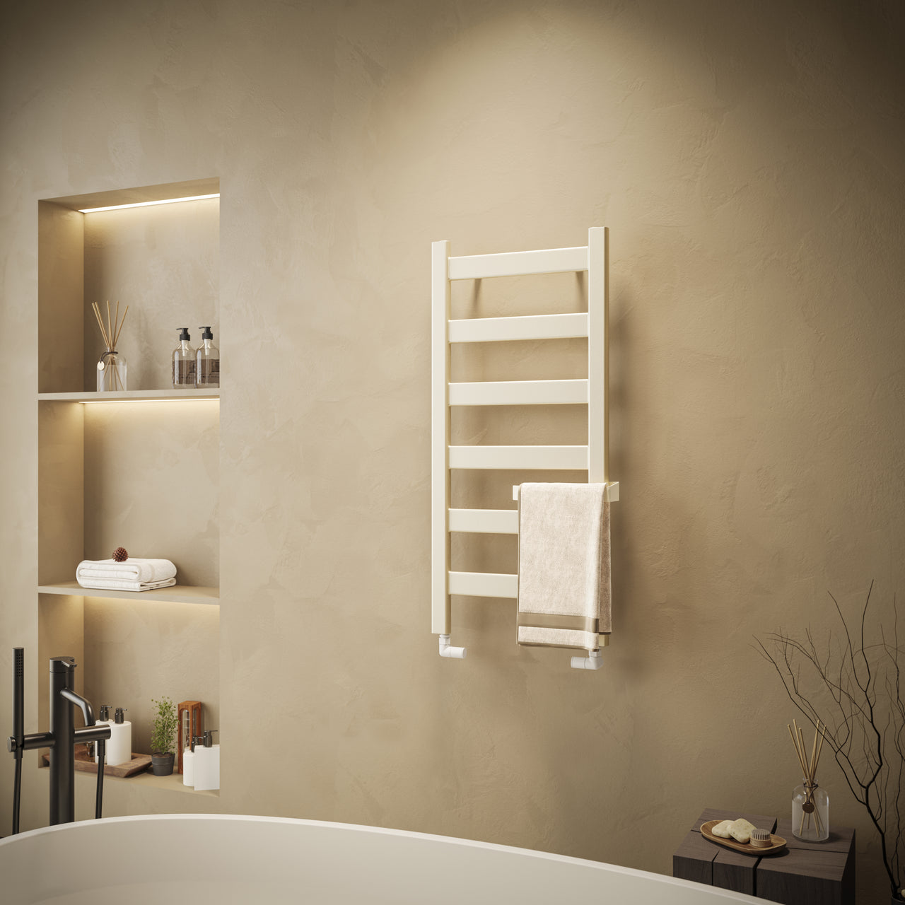 Oval Delux - 1000x466mm - Beige