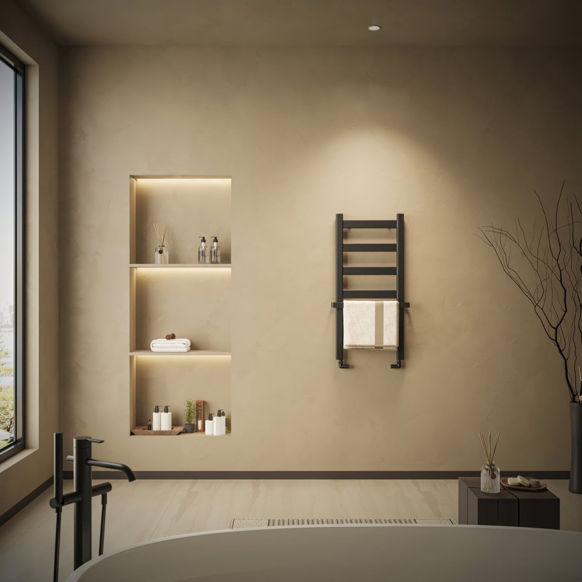 Oval Delux Zwart 1000x466