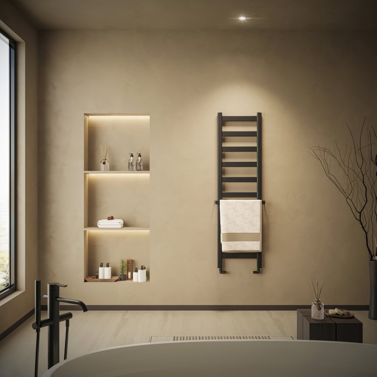 Oval Delux Zwart 1640x466