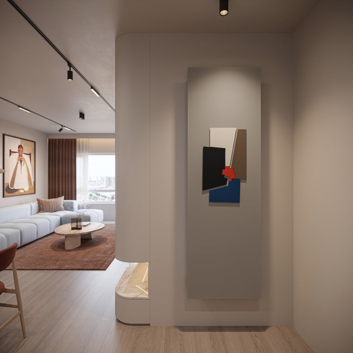 Heatnest Puzzle urban taupe & ember