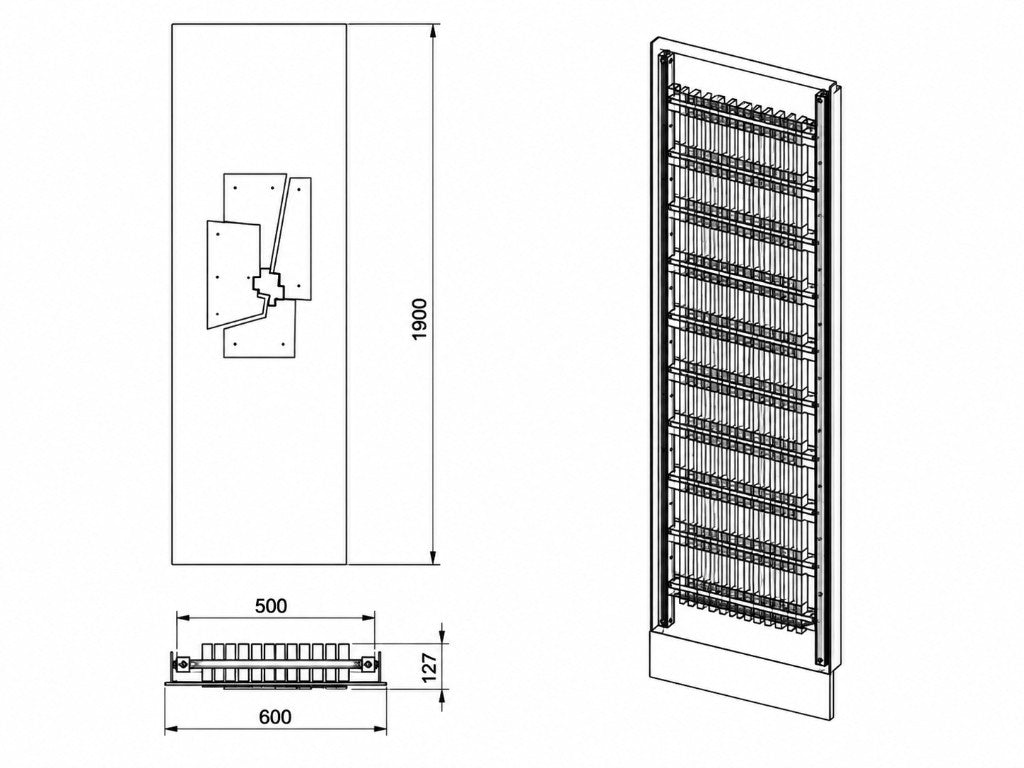 Heatnest Puzzle technische tekening maatschets 1900x600